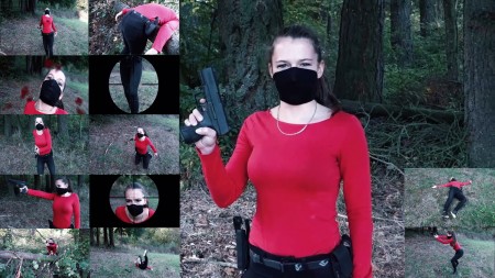 Female operative in red - This is first custom video of our production.

8 scenes of female operative in outdoor.

elements: digital blood only, shots to chest, head, arm and leg, mine kill, grenade kill, sniper scope shots...